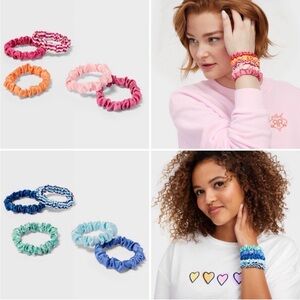 NWT Roller Rabbit x Target Hair Binders 5pk Blue & Pink Multi Bundle